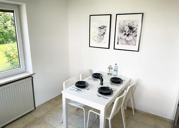 Apartamento Bavaria Home: Terrasse, Küche, Netflix